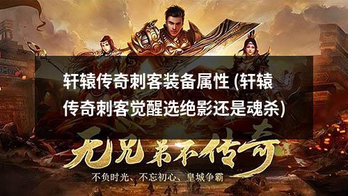 轩辕传奇刺客装备属性 (轩辕传奇刺客觉醒选绝影还是魂杀)